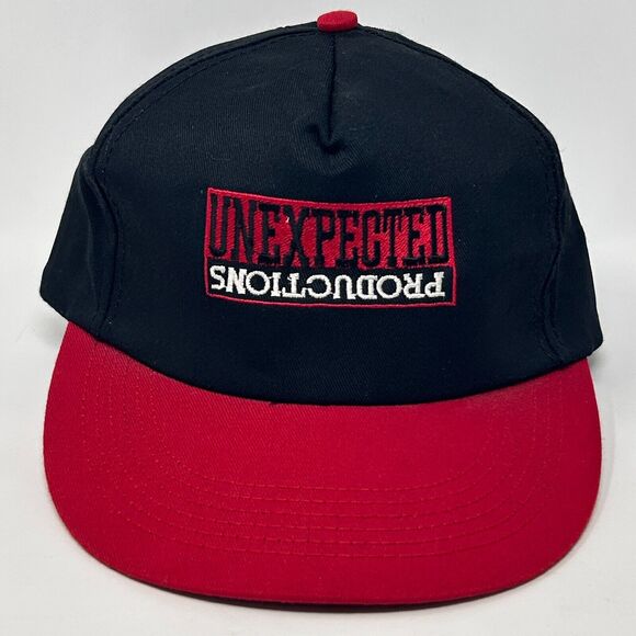 Vintage Unexpected Productions Hat Baseball Cap Seattle Improv Strapback Black - Picture 1 of 9
